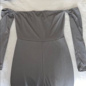 grey jumpsuit (polyester)
